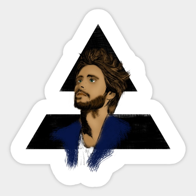 ECHELON (BLACK) Sticker by Juanpe